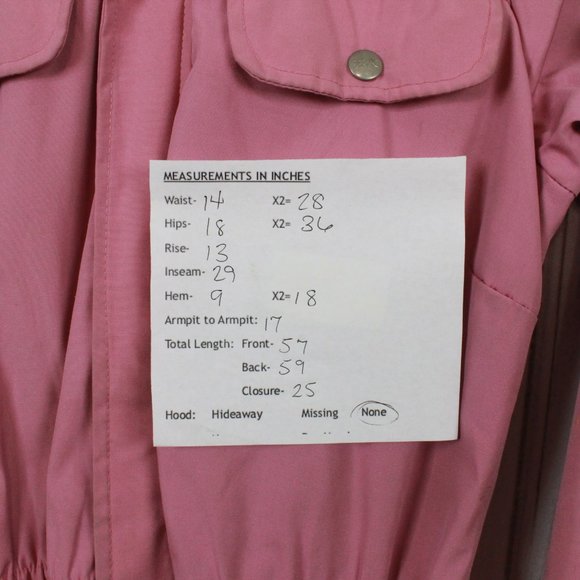 Vintage SERAC Jumpsuit Snowsuit Coveralls Size 12 - Picture 12 of 12